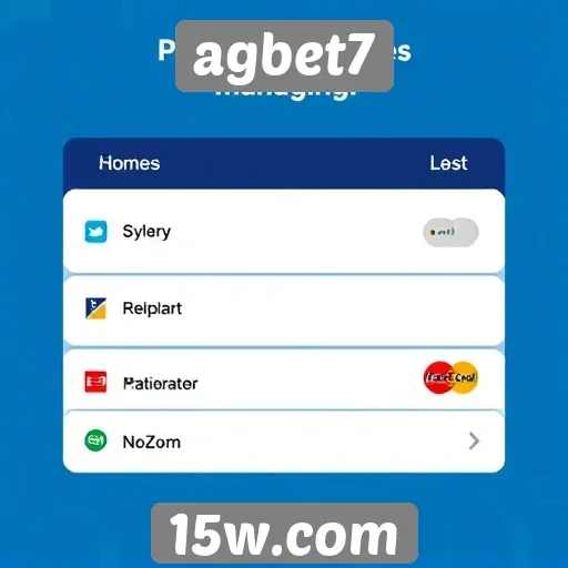Métodos de pagamento aceitos no agbet7